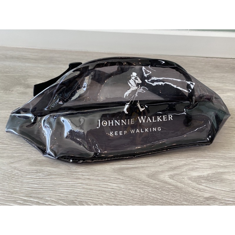 กระเป๋าคาดอก Johnnie Walker กันน้ำ แบบใส สีดำ