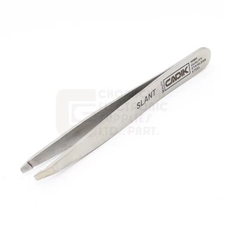Cadik Beauty แหนบถอนขน สแตนเลส มี3สีให้เลือก แหนบถอนคิ้ว คุณภาพสูง รุ่น Slant Tweezers