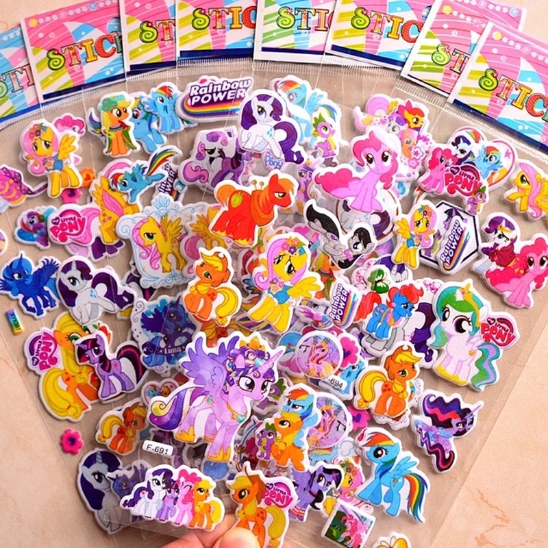 สติกเกอร์ ลายการ์ตูน My Little Pony Girl สําหรับตกแต่งสมุดไดอารี่ DIY จํานวน 1 ชิ้น