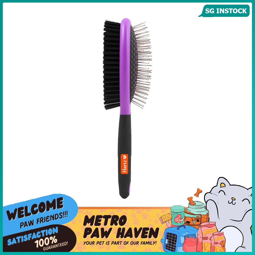 [sgstock] แปรงสุนัขคอมโบที่ดีที่สุดของ Hartz Groomer