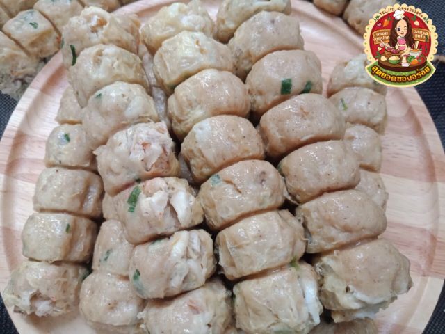 ไม่รับเคลมสินค้าทุกกรณี หอยจ๊อปู จ๊อปู 1 แพค 3 เส้น 21 ลูก ฮอยจ๊อปู จ๊อปูเกรดพรีเมี่ยม - รูปที่ 2