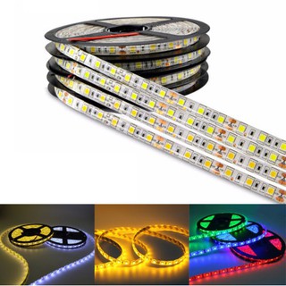 ไฟเส้น LED Strip Light 5050 ชนิดกันน้ำ ไฟ DC12V ไฟแบตเตอรี่ ยาว 50/100 ซ.ม.