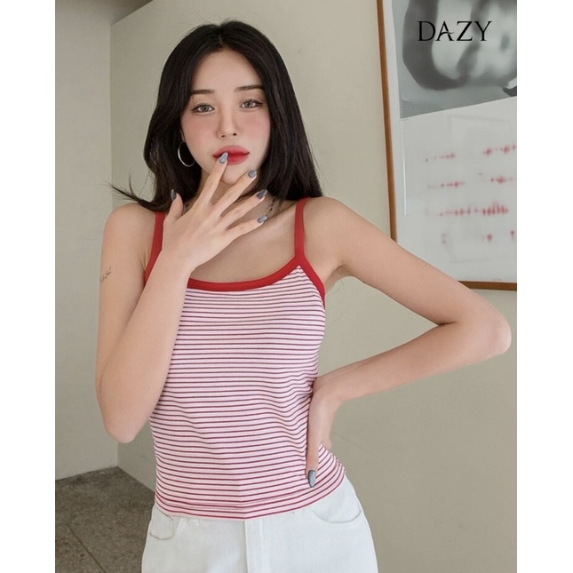 พร้อมส่ง DAZY เสื้อสายเดี่ยว ลายทาง - dress.upp - ThaiPick