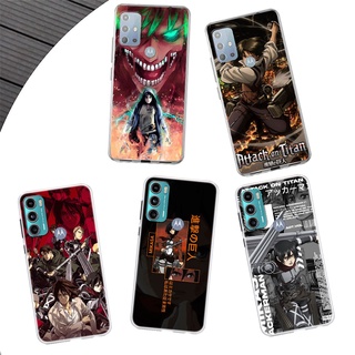 เคสโทรศัพท์มือถือ ลาย Attack on Titan สําหรับ Motorola Moto G9 E7 E7i Plus Power Play G71 G51 G41 E32 AE11