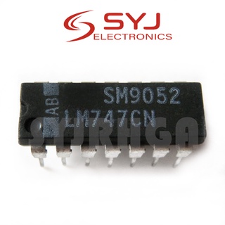 มีสินค้า วงจรรวม DIP-14 LM747CN LM747 5 ชิ้น