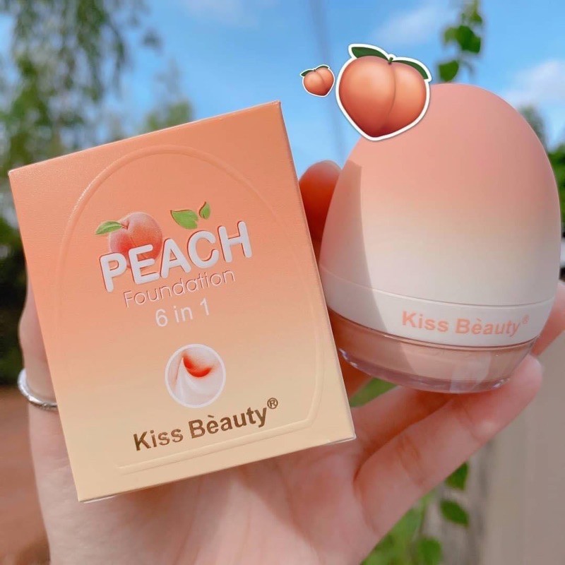 รองพื้น พร้อม พัฟไข่ Kiss beauty รองพื้นคุมมัน รองพื้นผิวเด้ง ปกปิดเรียบเนียน แพ็คเก็จน่ารัก SPF 30++ติดทน 24 no.68093