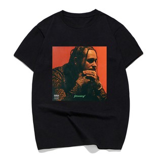 Tshirtคอลูกเรือcrew neckเสื้อยืดพิมพ์ลาย Arrivals Post Malone stoney-4XL