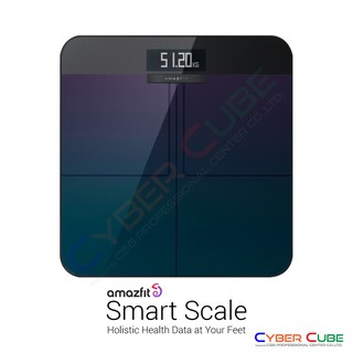 Amazfit Smart Scale เครื่องชั่งน้ำหนักอัจฉริยะ เชื่อมต่อ Wifi เครื่องชั่งวัดมวลร่างกาย 16 ชนิด วัดมวลไขมัน SMART SCALE
