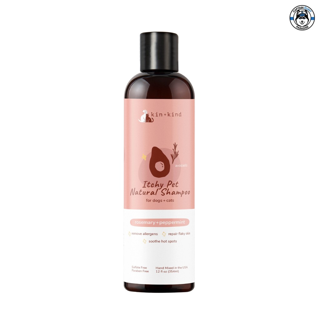 Kin+Kind แชมพู ITCHY PET SHAMPOO (ROSEMARY+PEPPERMINT) Dogs+Cats