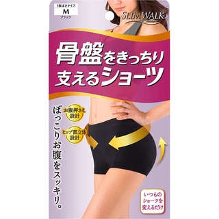 Direct from Japan Pelvic Shorts Womens Slim Walk Pelvic Support Panties M Black Pip Up Tightening