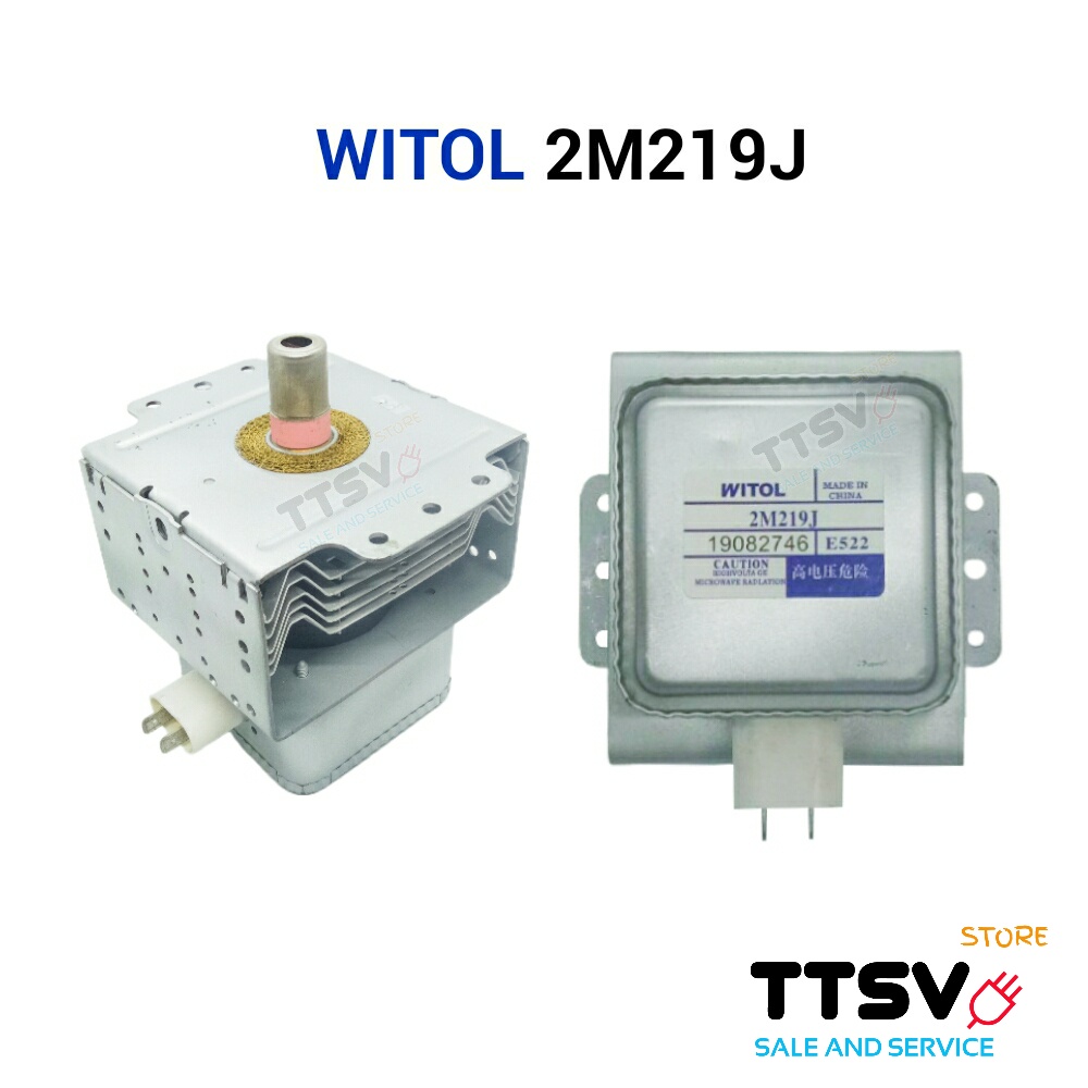 แมกนีตรอน WITOL 2M219J Magnetron  อะไหล่ไมโครเวฟ แทนได้หลายเบอร์ 2M218J , 2M219J , 2M319J