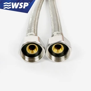 WSP สายถักน้ำดีสแตนเลสคุณภาพสูง FLEXIBLE HOSE รุ่น KN (มีให้เลือก 11 ขนาดความยาว)