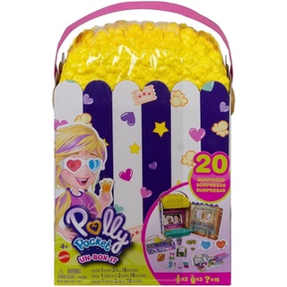 Polly Pocket Unboxing Popcorn กล่องป๊อปคอร์น  รุ่นGVC96