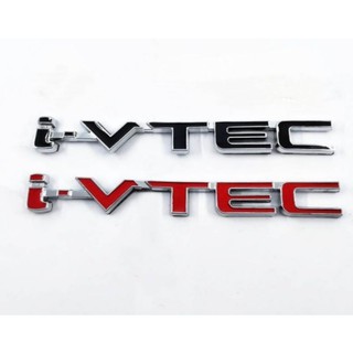 โลโก้ i-VTEC โลหะ สำหรับติดรถ HONDA