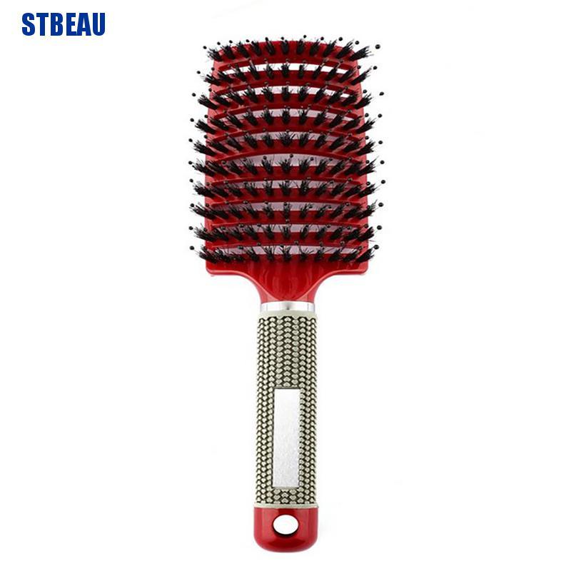 [STBEAU1] แปรงหวีผม ทรงโค้ง ป้องกันไฟฟ้าสถิตย์ สําหรับนวดผม - รูปที่ 5