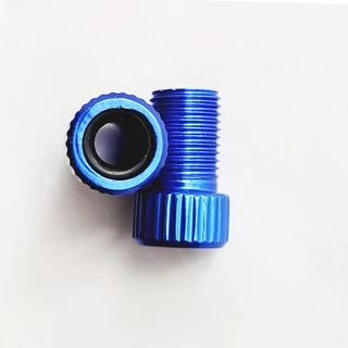 2ชิ้น อะแดปเตอร์หัวแปลงสูบลมจุ๊บเล็กเป็นจุ๊บใหญ่ PRESTA TO SHRADER VALVE ADAPPTERS 2PCS