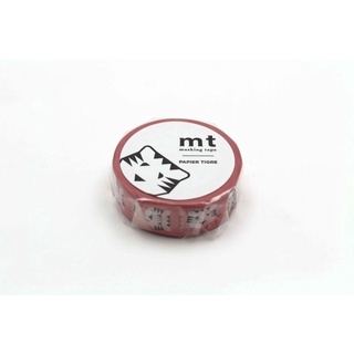 mt masking tape PAPIER TIGRE LE TUGRE (MTPAPI05) / เทปตกแต่งวาชิ ลาย PAPIER TIGRE LE TUGRE ประเทศญี่ปุ่น