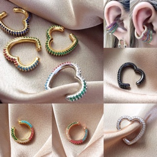 เกี่ยวหู งานพรีเมียม เพชรฝังสวยมากฮิตมากกก มีหลายแบบ ear cuff