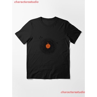 เสื้อสีขาว เสื้อเบลาส์ charactersstudio Enchanting Vinyl Records Vintage Essential T-Shirt sale 2021