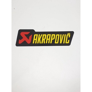 สติ๊กเกอร์akrapovic สติ๊กเกอร์ติดท่อ  โปร2แถม 1