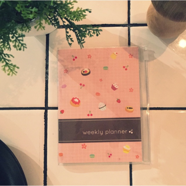 สมุดปฏิทิน Weekly Planner ลายขนมเค้ก 🍰🍮 ขนาด a6
