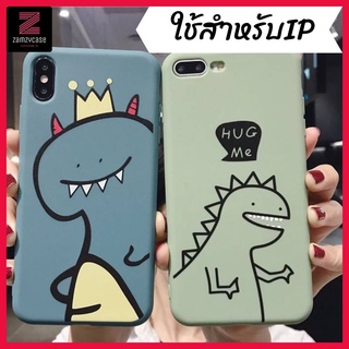 -พร้อมส่งในไทย-เคสซิลิโคนลายไดโนเสาร์ TPU นิ่ม ใช้สำหรับIPทุกรุ่น #409