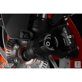 กันล้มล้อหน้า BIKERS สีดำ FOR KTM DUKE390/RC390