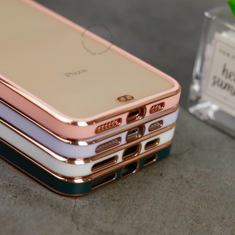 เคส IPhone 7P/8P/ X/ Xsmax/11Promax/ 12Promax ขอบสี่เหลี่ยม