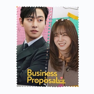 สั่งทำ ผ้าเช็ดแว่นตา ผ้าเช็ดแว่น ผ้าเช็ดเลนส์ ผ้าเช็ดจอ business proposal อันฮโยซอบ Ahn Hyo Seop คิมเซจอง kim sejeong