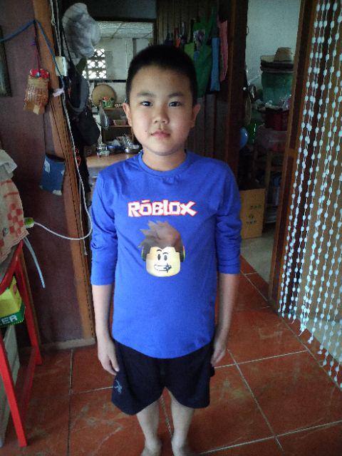 Kids Long Sleeve T Shirt เส อแขนยาวสำหร บเด กเส อย ด Roblox Boy Tops Cotton Clothes Shopee Thailand - kid t shirt roblox เสอยดแขนสนสำหรบเดกชายพมพเสอสำหรบเดกเสอผาฝาย boy shirt