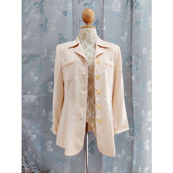 เสื้อเชิ๊ตแขนยาว งานป้าย Itokin Blouse(มือ2มีตำหนิค่ะ)