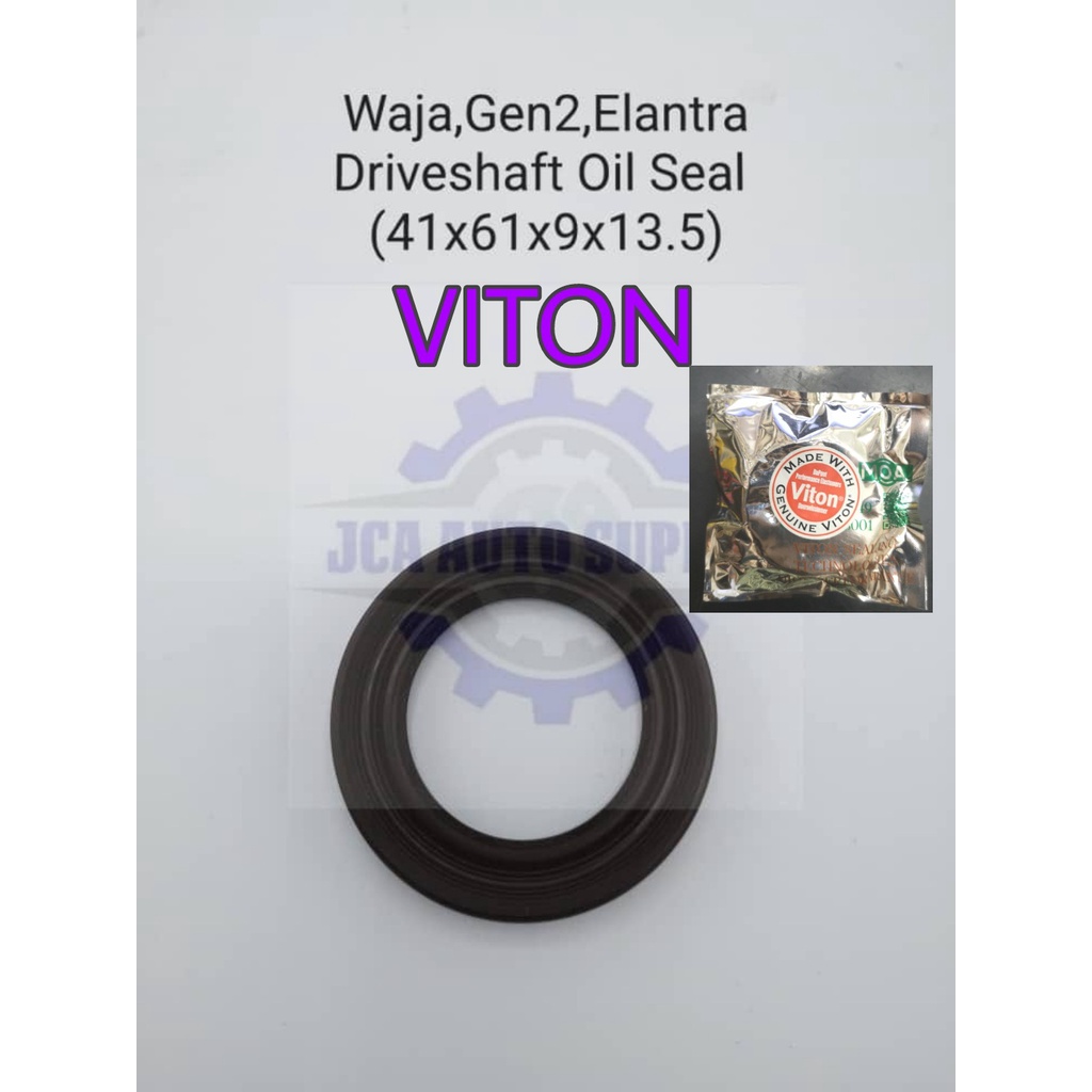 Viton Driveshaft Oil Seal - Proton Waja, Gen2, Elantra, Persona - (41X61X9X13.5)