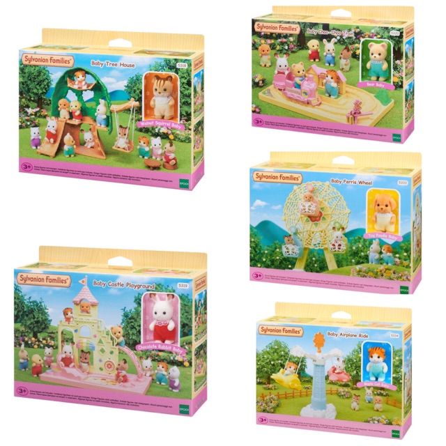 🏠 บ้านต้นไม้สุดหรรษา พร้อมตุ๊กตาเบบี้กระรอกวอลนัท ซิลวาเนียนแท้ Baby Tree House - Walnut Squirrel : Sylvanian บ้านตุ๊กตา - รูปที่ 5