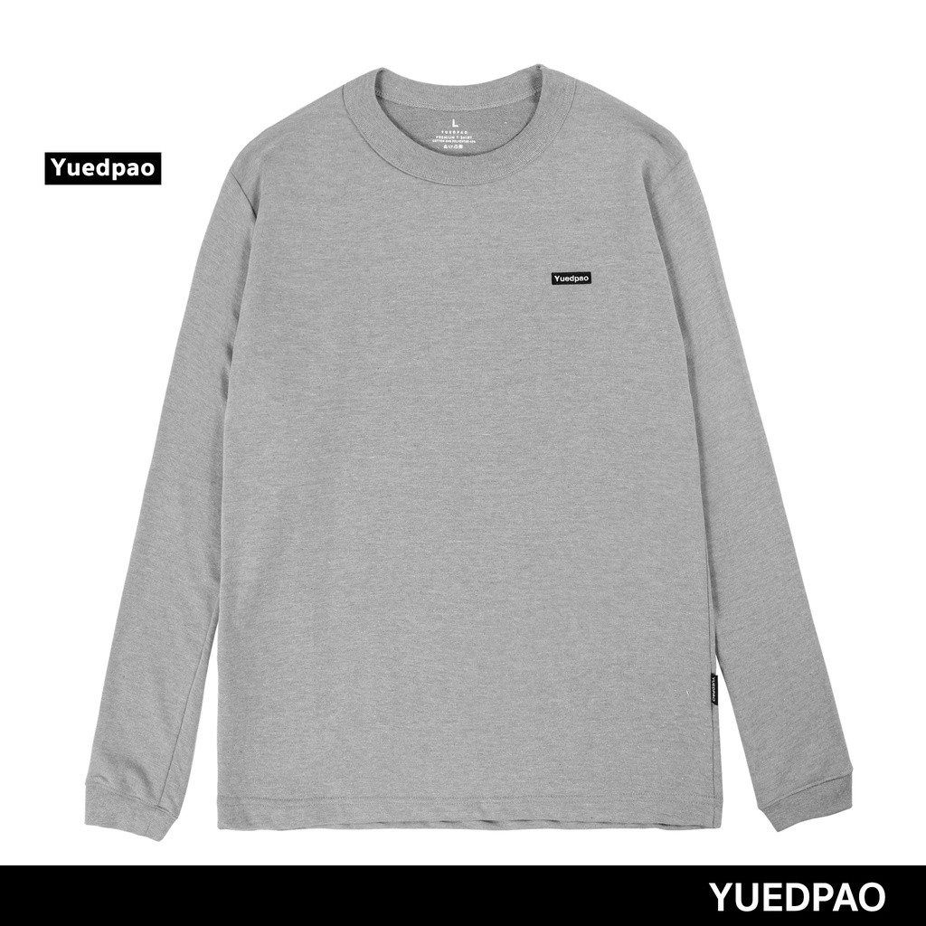yuedpao ยืดเปล่า yuedpao Yuedpao เสื้อยืด Sweater แขนยาว รับประกันไม่ย้วย 2 ปี เสื้อยืดสีพื้น Sweate