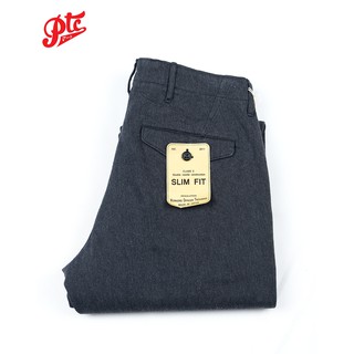 กางเกง Workers Officer Trousers Slim Grey