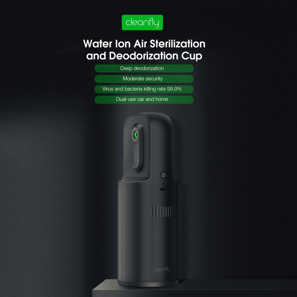 Xiaomi Coclean Cleanfly เครื่องฟอกอากาศสําหรับรถยนต์ bondeson.th ThaiPick