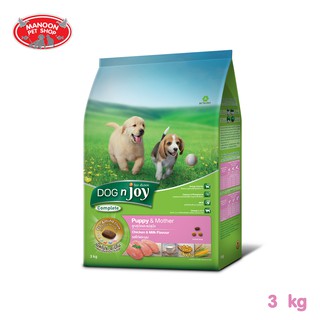 [MANOON] DOG N JOY Complete Puppy&amp;Mother Chicken&amp;Milk 3kg