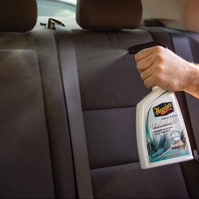 Meguiar’s G180724 Carpet & Cloth RE-FRESHER Odor Eliminator Spray สเปรย์กำจัดกลิ่นถาวรบนผ้าและพรม ขนาด 709 มิลลิลิตร ราคา ถูกที่สุด ดีลบีเคเค แกลเลอรีภาพที่ 3