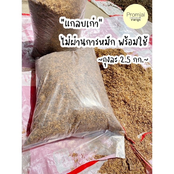 แกลบเก่า พร้อมใช้ มีดินรำผสม ผ่านการหมัก 2.5 กก. คุ้มสุด 1 ถุง/1 ออเดอร์