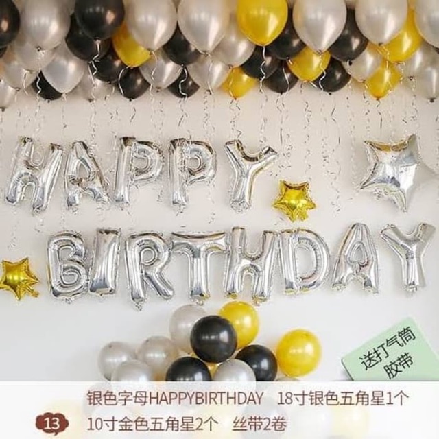 แพ็คเกจตกแต่งวันเกิด - แพ็คเกจตกแต่งสุขสันต์วันเกิด - ตกแต่ง hbd