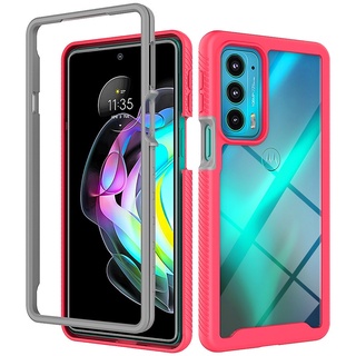 เคสโทรศัพท์มือถือแบบใส กันกระแทก สําหรับ Motorola Moto Edge 20 Pro Edge20pro 2 in 1 Edge20 Pro