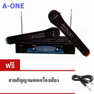 A-ONE ไมค์โครโฟนไร้สาย ไมค์ลอยคู่  RY-2002