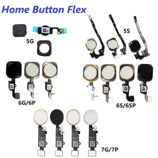 แพรปุ่มโฮม home button flex สำหรับ ไอโฟน 5 5S 6 6Plus 6S 6Splus 7 7Plus