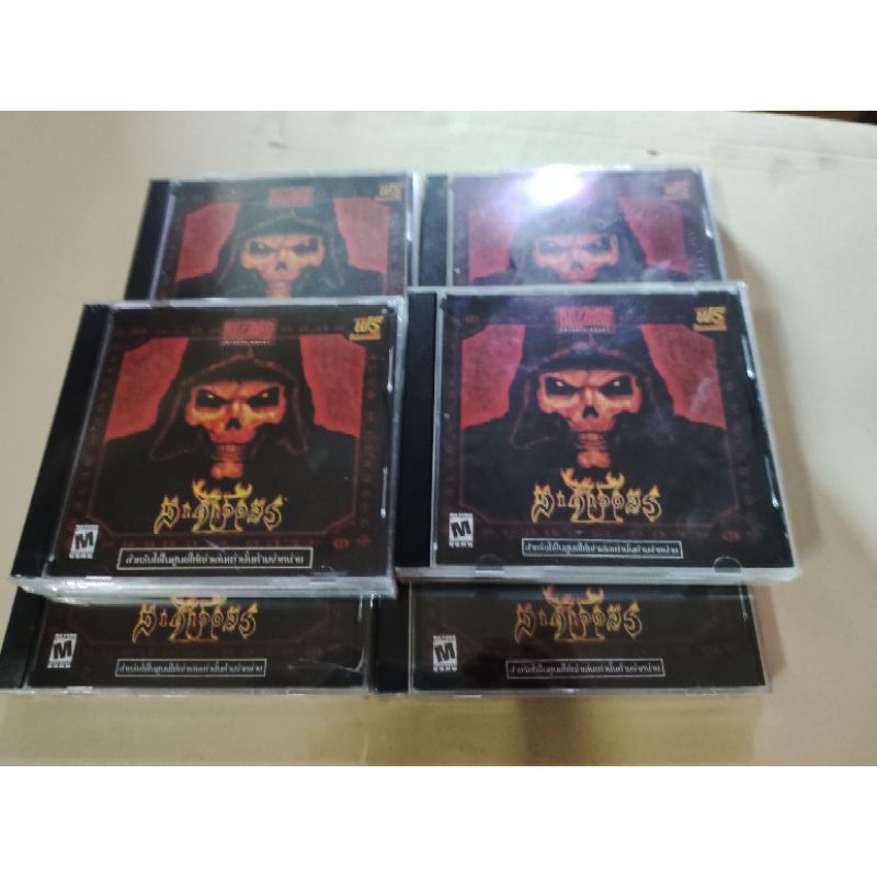 cd game pc diablo2 และแผ่นเสริม แผ่นแท้