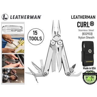 Leatherman Curl Stainless Nylon Black{832933}