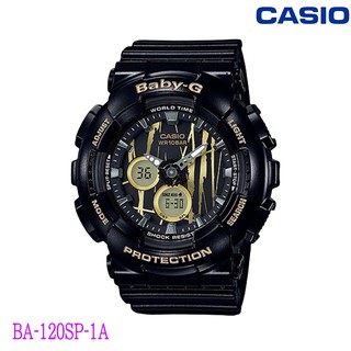 แท้ศูนย์ Casio BABY-G นาฬิกาข้อมือผู้หญิง สายเรซิน  รุ่น BA-120SP-1A ประกันศูนย์ cmg 1 ปี