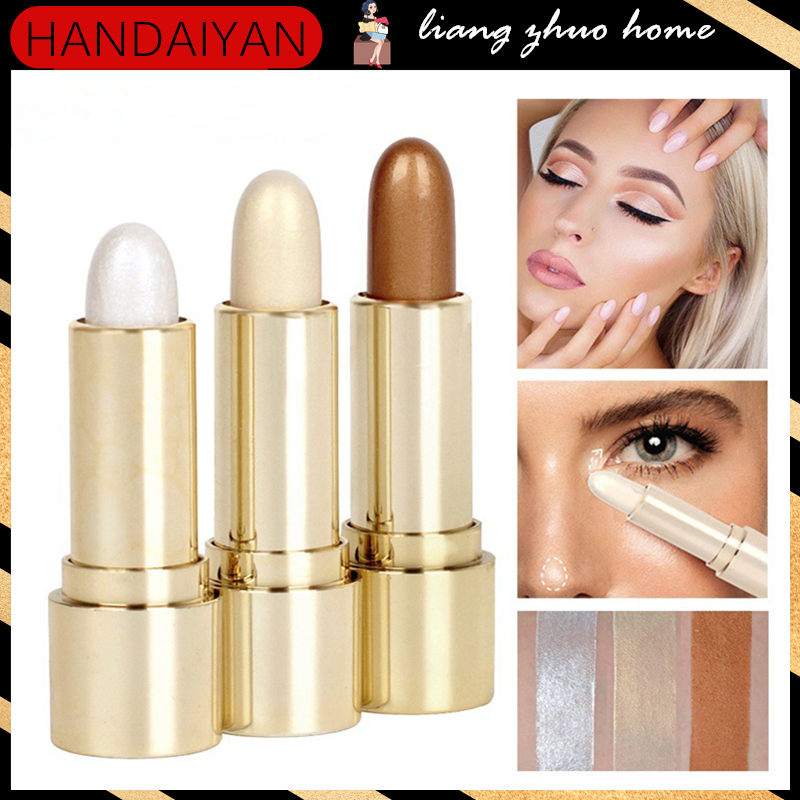 Handaiyan เครื่องสําอางไฮไลท์บรอนเซอร์แบบแท่งสําหรับแต่งหน้า