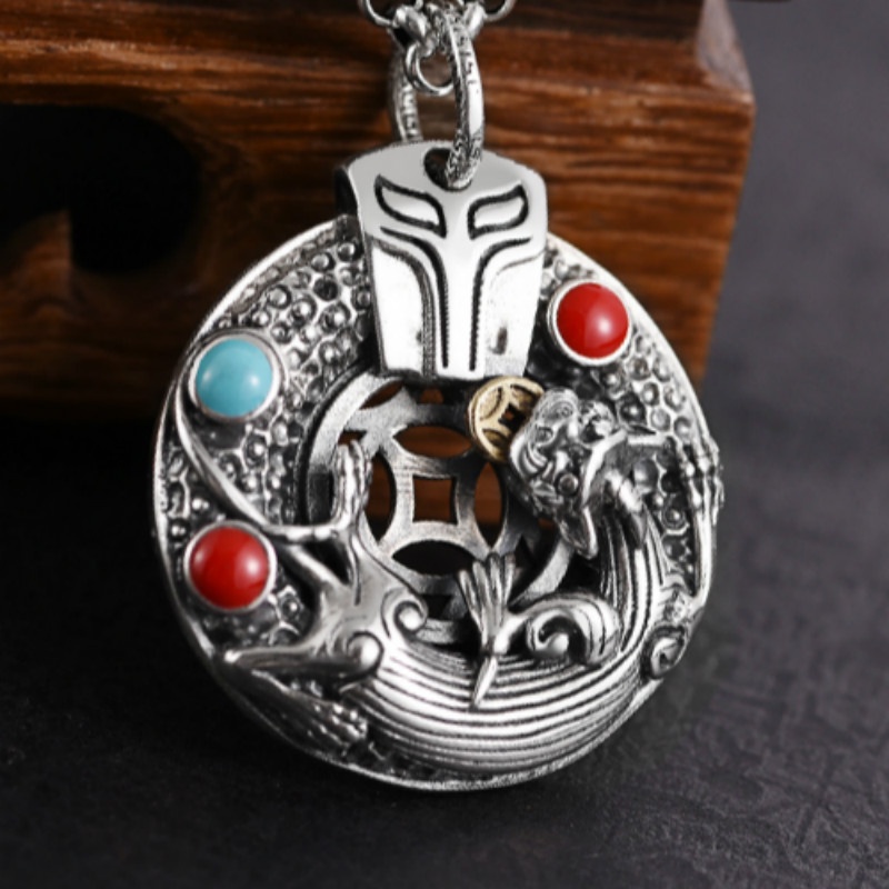 PIXIU Koen Safety Lucky Charms สร้อยคอจี้