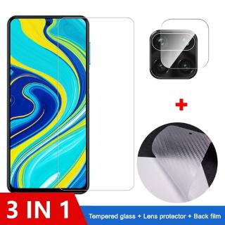 3-in-1 ฟิล์มกระจกนิรภัยกันรอยหน้าจอ สําหรับ Xiaomi Redmi Note9s Xiaomi Redmi Note 10 10S 9s 8T 8 Pro Max Xiaomi Redmi K30 K20 5G Pro