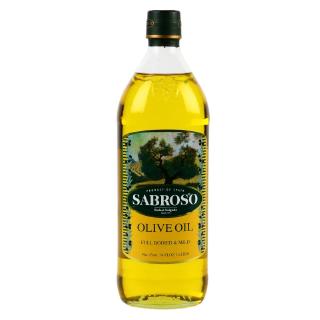 แท้** Sabroso Pure Olive Oil 1000ml น้ำมันมะกอกที่มีคุณค่าทางสารอาหารสูง